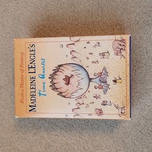 BOOK SET - A WRINKLE IN TIME by Madeleine L'Engle Set of 4 Books